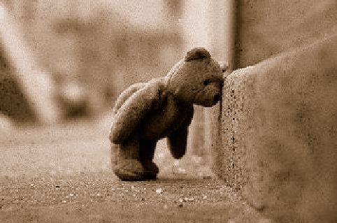 sad teddy